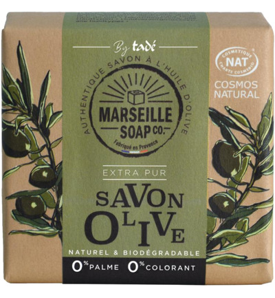 Marseille Soap Olijfzeep cosmos nat (100 gr)