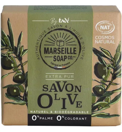 Marseille Soap Olijfzeep cosmos nat (100 gr)