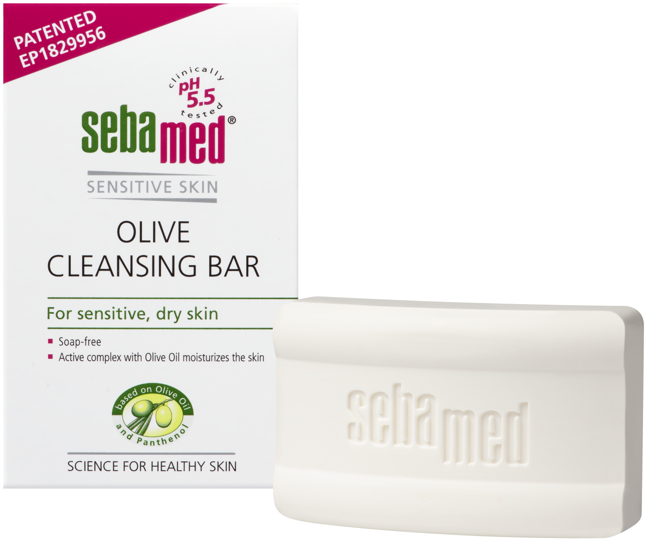 Sebamed Zeepvrije wastablet olijf (150 gr)