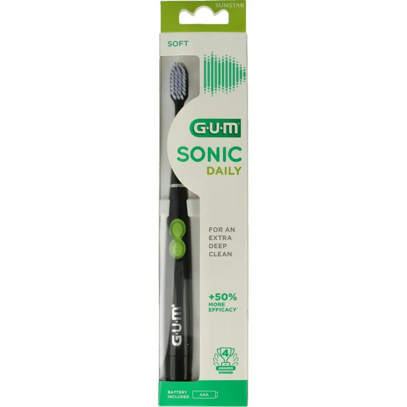 Gum Sonic tandenborstel daily batt erij (1 stuk)