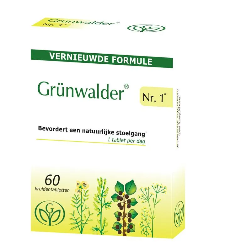 Grunwalder Nr. 1 stoelgang (60 tabletten)