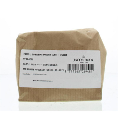 Jacob Hooy Spirulina poeder (250 gr)