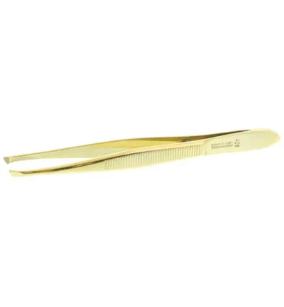 Malteser Pincet 9 Cm 428/35/9 Verguld (1 stuk)