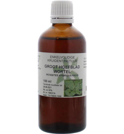 Natura Sanatgroot hoefblad wortel uitwendig tinctuur (100 ml)