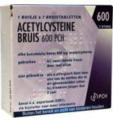 Teva Acetylcysteine 600 mg (7 bruistabletten)