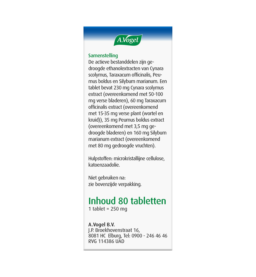 A.Vogel Boldocynara (80 tabletten) - image 4