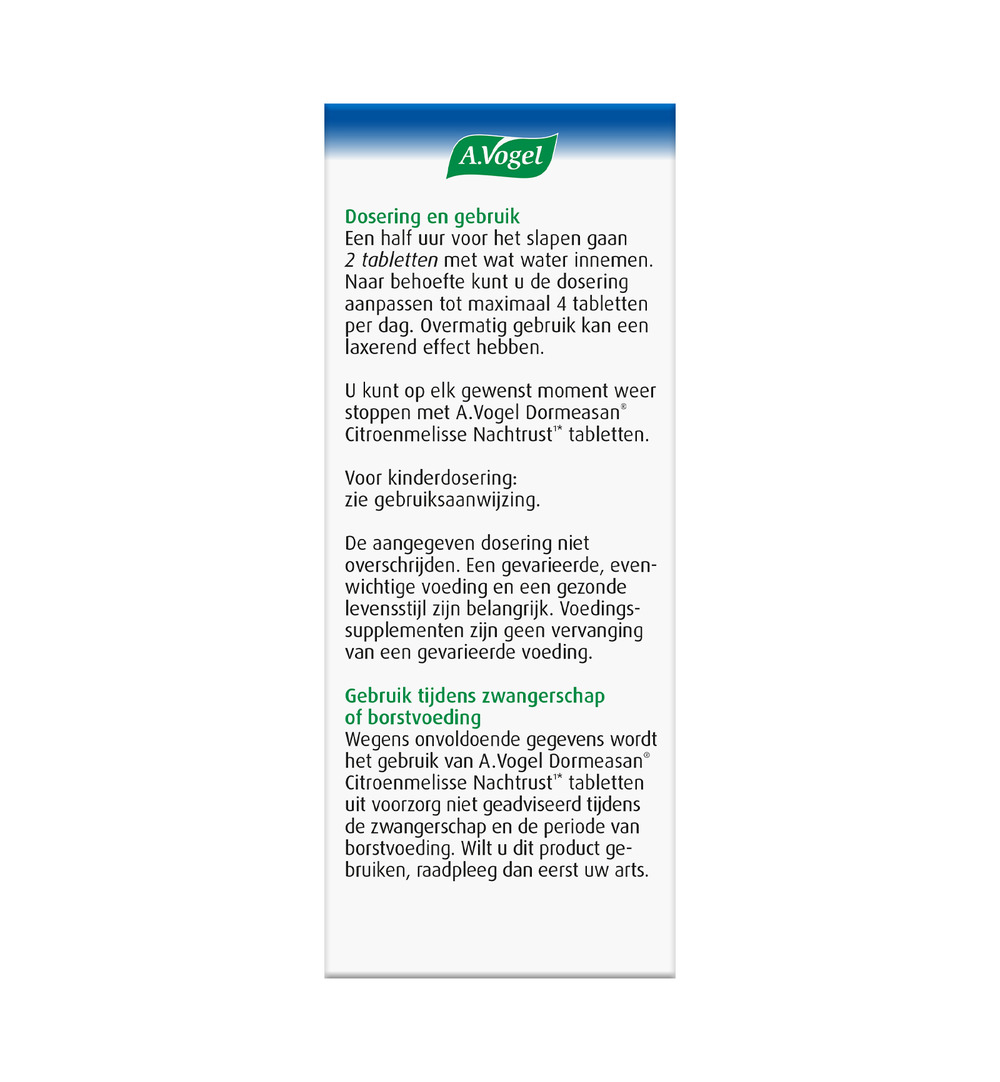 A.Vogel Dormeasan (60 tabletten) - image 2
