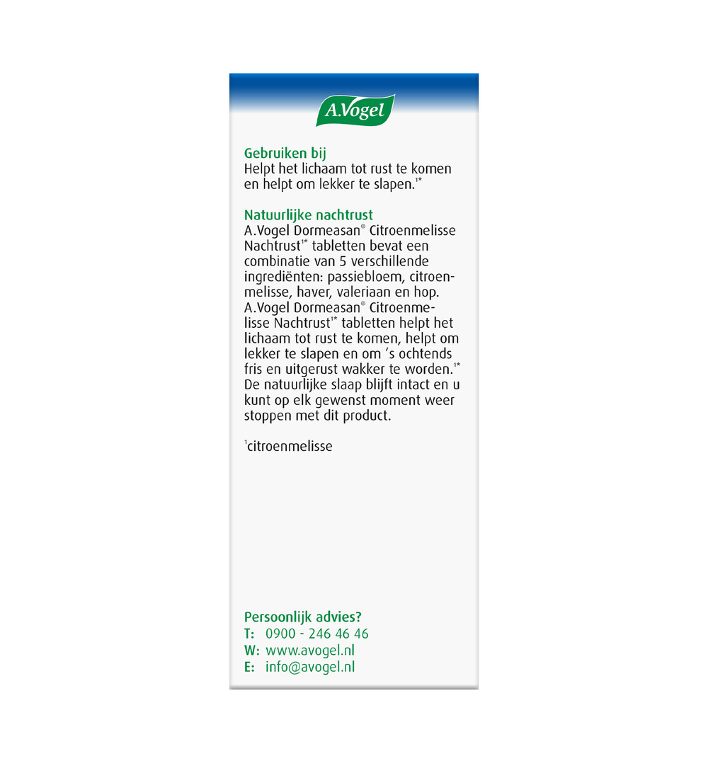 A.Vogel Dormeasan (60 tabletten) - image 3