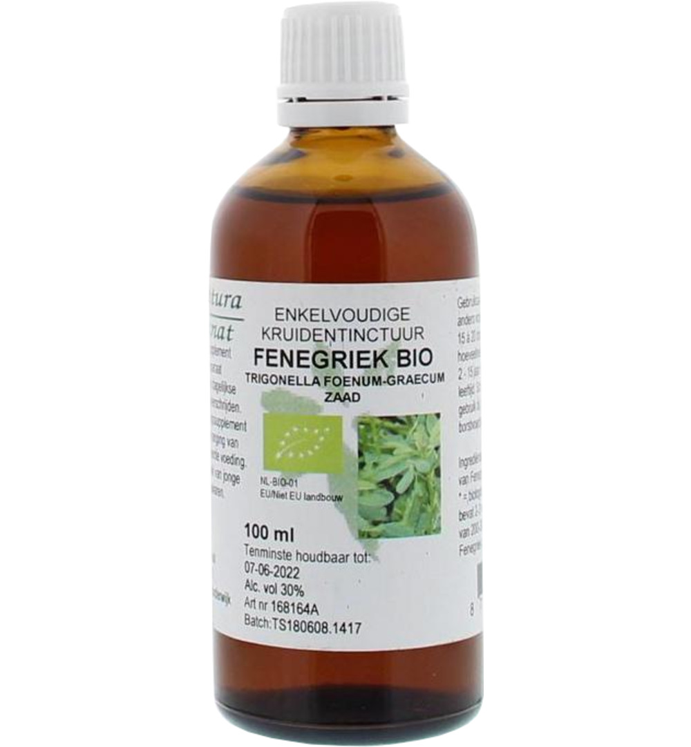 Natura Sanat Trigonella foenegriek / fenegriek tinctuur bio (100 ml)