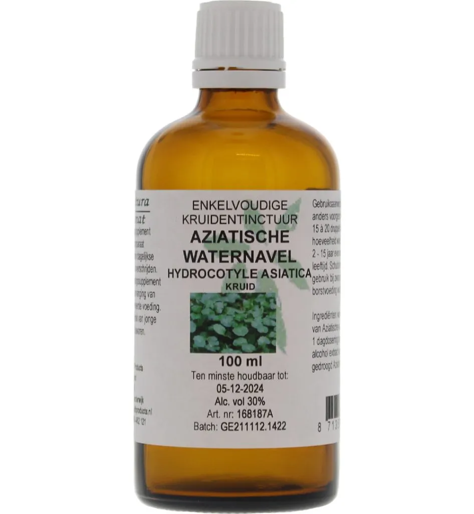 Natura Sanat Hydrocotyle asiatica/aziat waternavel tinctuur bio (100 ml)