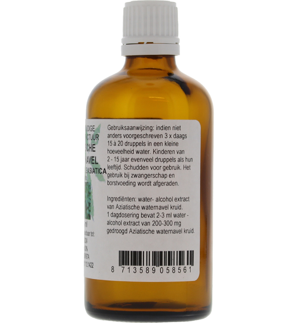 Natura Sanat Hydrocotyle asiatica/aziat waternavel tinctuur bio (100 ml) - image 2