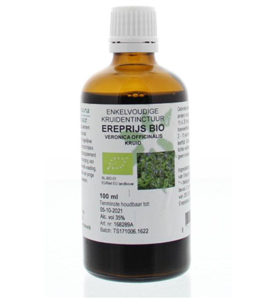 Natura Sanat Veronica off herb / ereprijskruid tinctuur bio (100 ml)