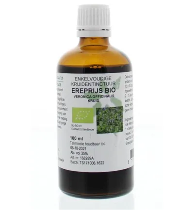 Natura Sanat Veronica off herb / ereprijskruid tinctuur bio (100 ml)