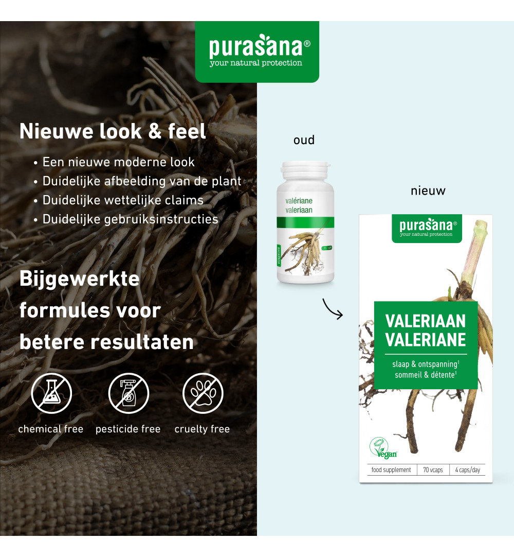 Purasana Valeriaan/Valeriane Vegan (70 capsules) - image 7