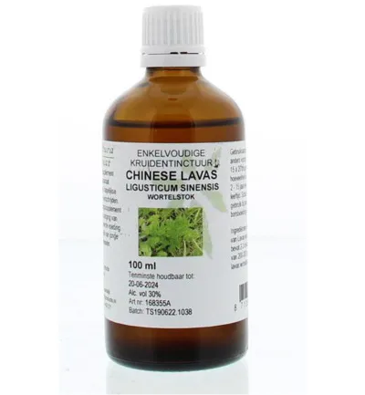 Natura Sanat Ligusticum sinensis rhiz / chinese lavas tinctuur (100 ml)