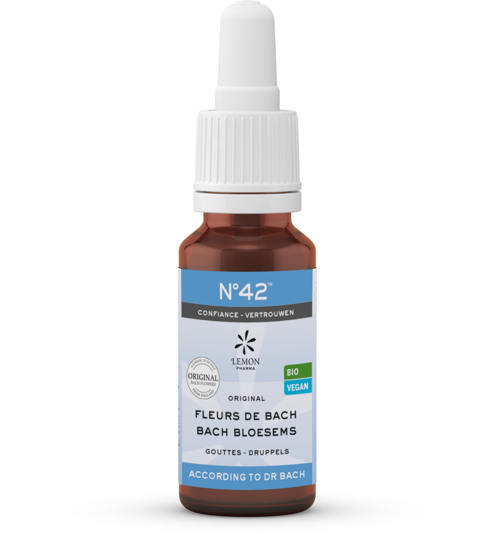 Lemon Pharma Bach bloesems mengeling 42 vertrouwen bio (20 ml)