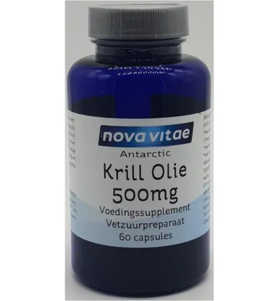 Nova Vitae Antarctic Krill Olie 500 Mg (60 capsules)