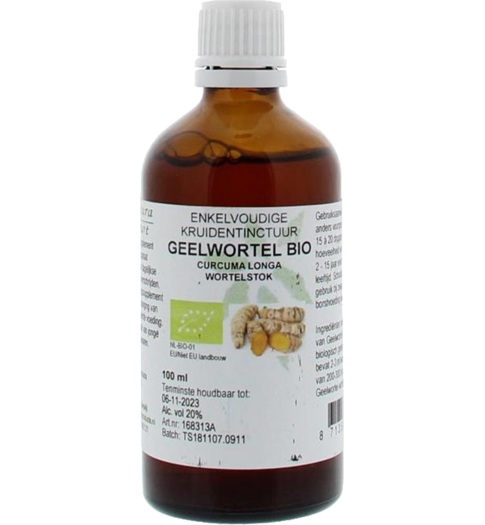 Natura Sanat Curcuma longa / geelwortel tinctuur bio (100 ml)