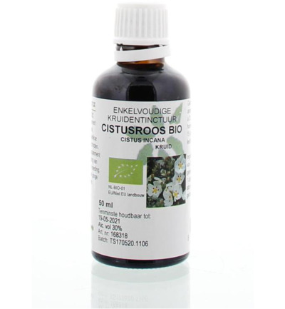 Natura Sanat Cistus incana / cistus roos tinctuur bio (50 ml)
