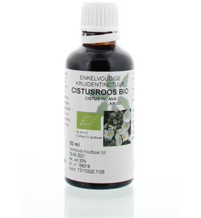 Natura Sanat Cistus incana / cistus roos tinctuur bio (50 ml)