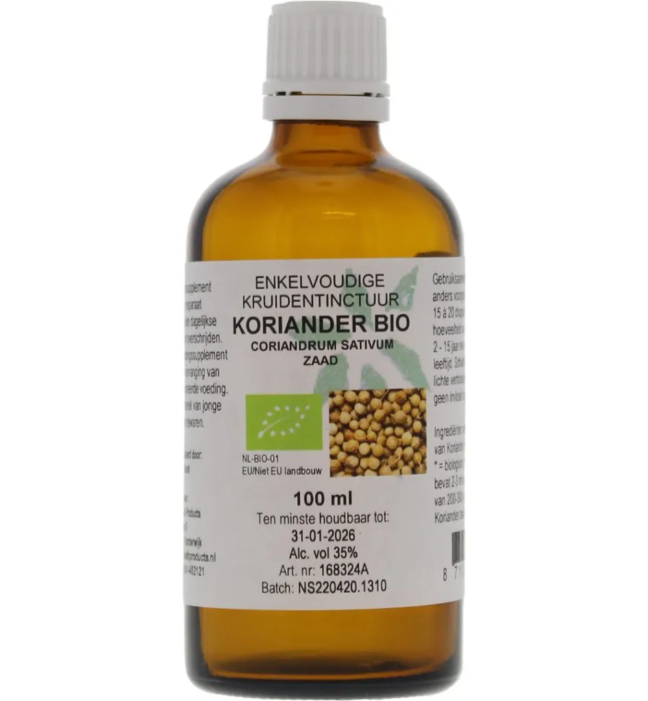 Natura Sanat Coriandrum sativum / koriander tinctuur bio (100 ml)