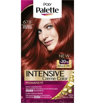 Poly Palette Haarverf - 678 Robijnrood (1 set)