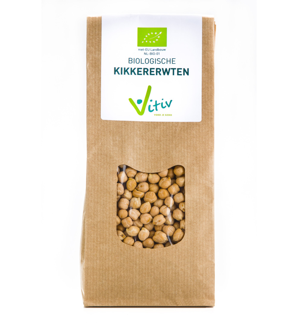 Vitiv Kikkererwten Bio (500 gr)