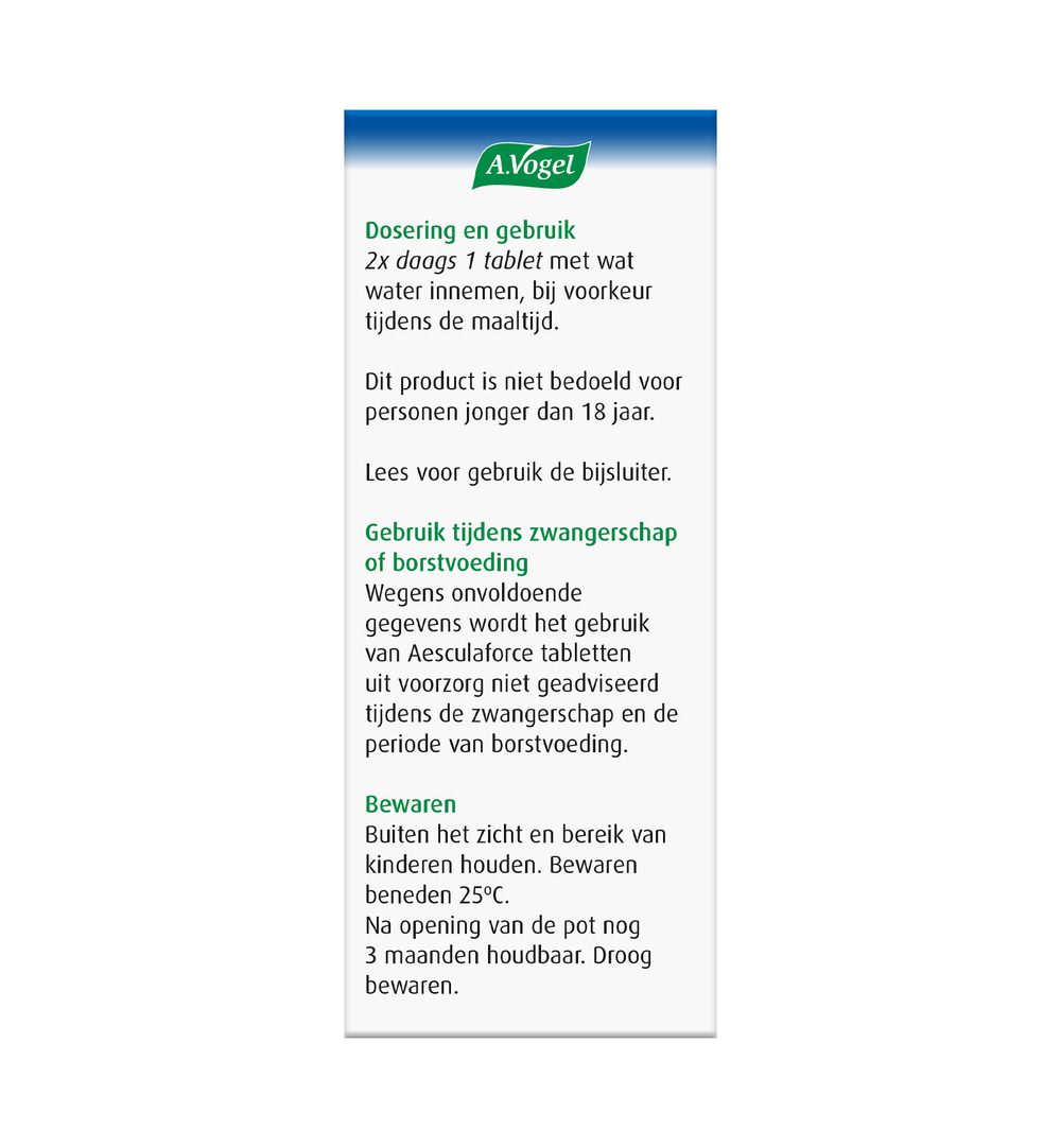 A.Vogel Aesculaforce (30 tabletten) - image 2