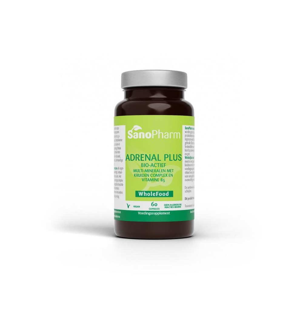 Sanopharm Adrenal plus wholefood (60 capsules)