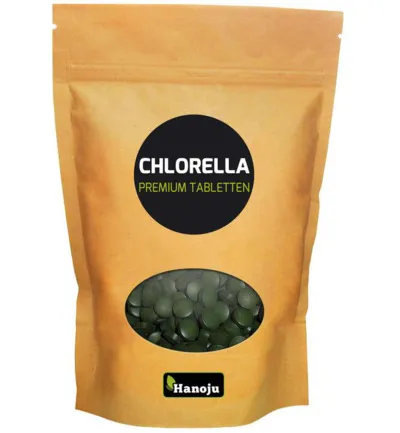 Hanoju Chlorellatabletten papier zak (2500 stuks)