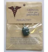 Steengoed Hanger gezondheidssteen malachiet (1 stuk)