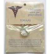 Steengoed Hanger gezondheidssteen topaas (1 stuk)