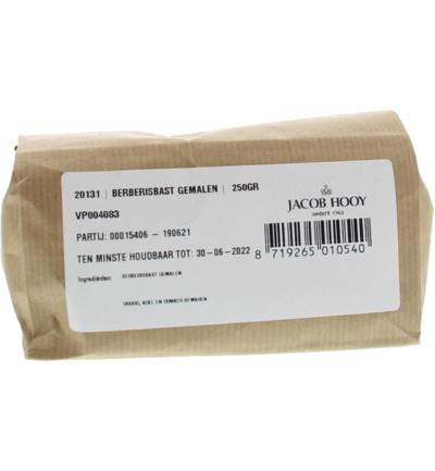 Jacob Hooy Berberisbast gemalen (250 gr)