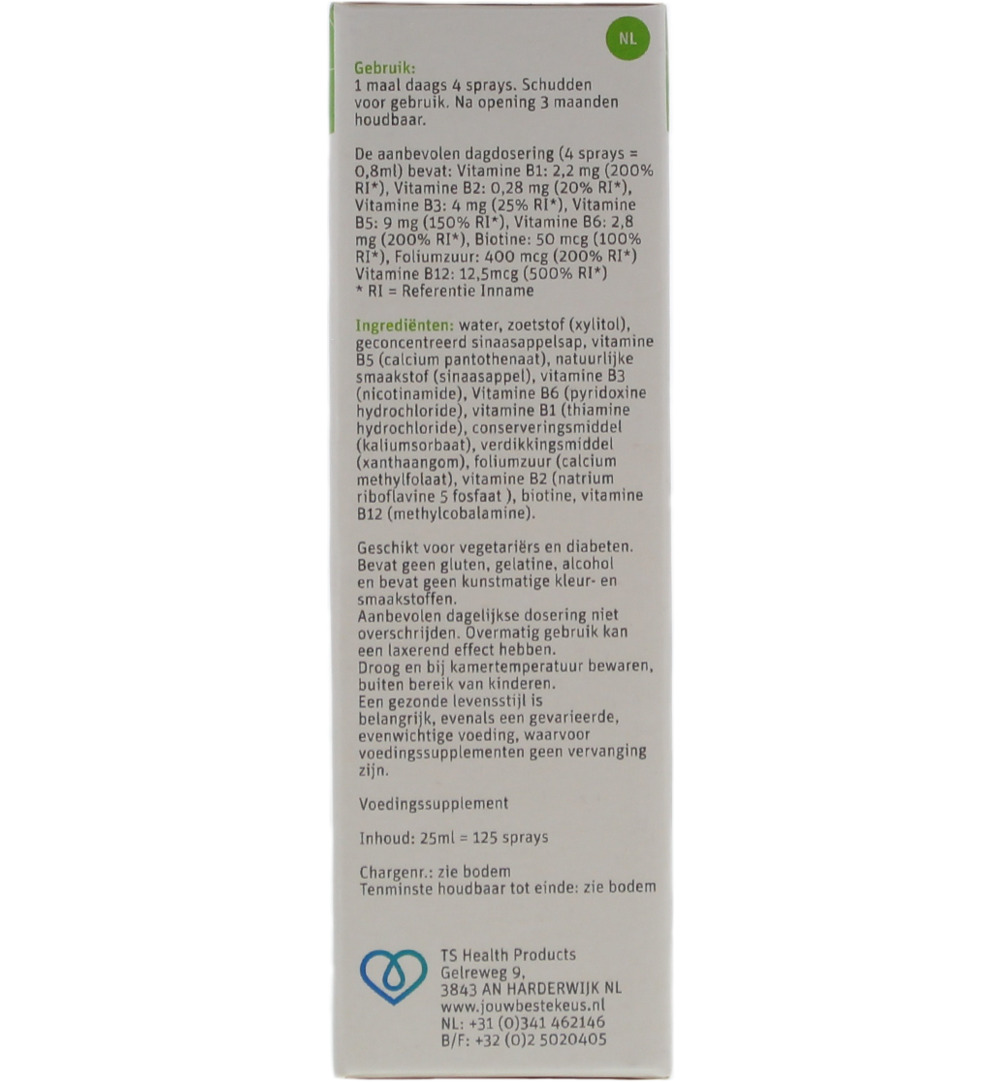 Ts Choice Vitaminespray Vitamine B Complex (25 ml) - image 3