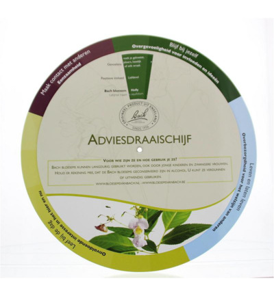 Bach Advies draaischijf (1 stuk)