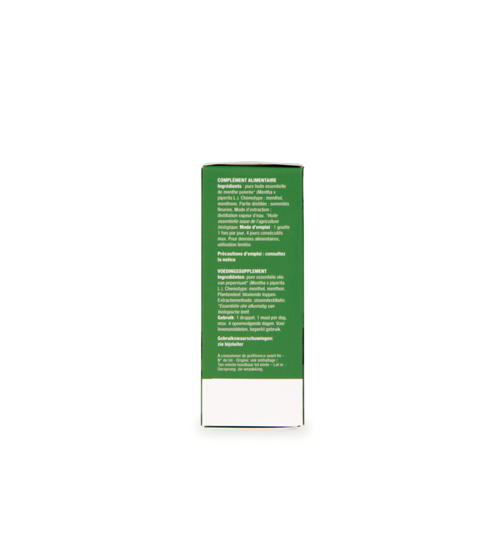 Purasana Pepermunt olie bio (10 ml) - image 3