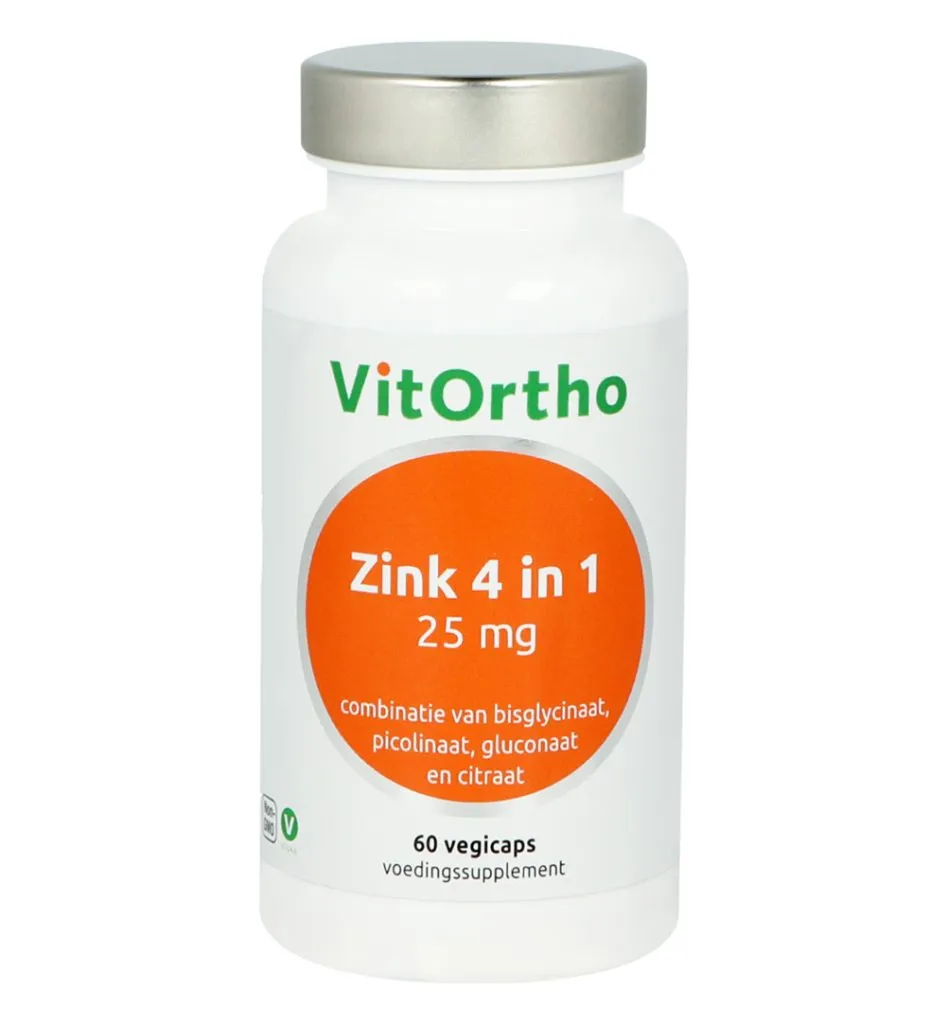 VitOrtho Zink 4-in-1 (60 vega capsules)