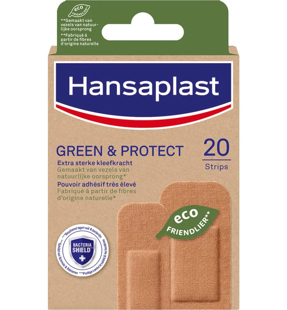 Hansaplast Pleistersgreen & protect (20 stuks)