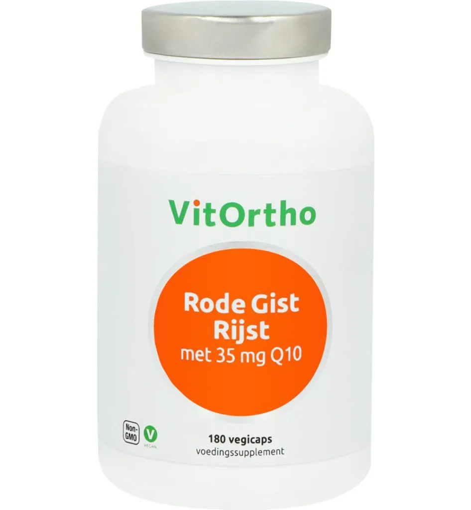 VitOrtho Rode gist rijst 35mg Q10 (180 vega capsules)