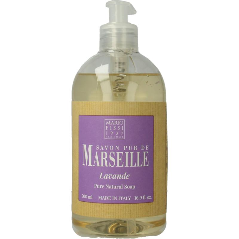 Marseille Zeep natuurlijk vloeibaar lave ndel (500 ml)