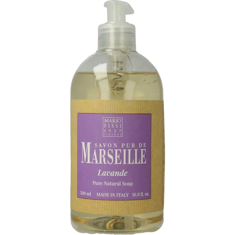 Marseille Zeep natuurlijk vloeibaar lave ndel (500 ml)