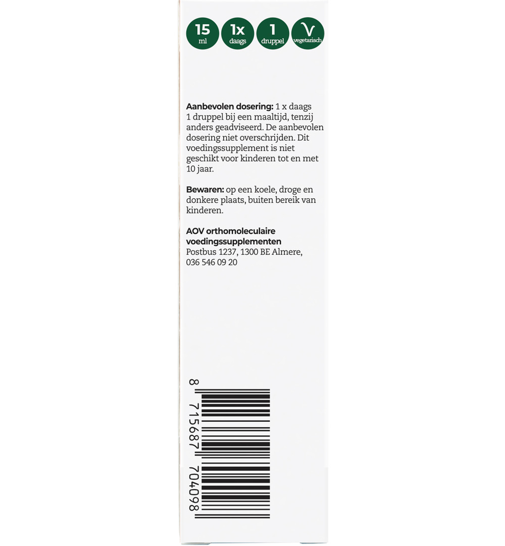 AOV 409 Vitamine D3 druppels (15 ml) - image 5