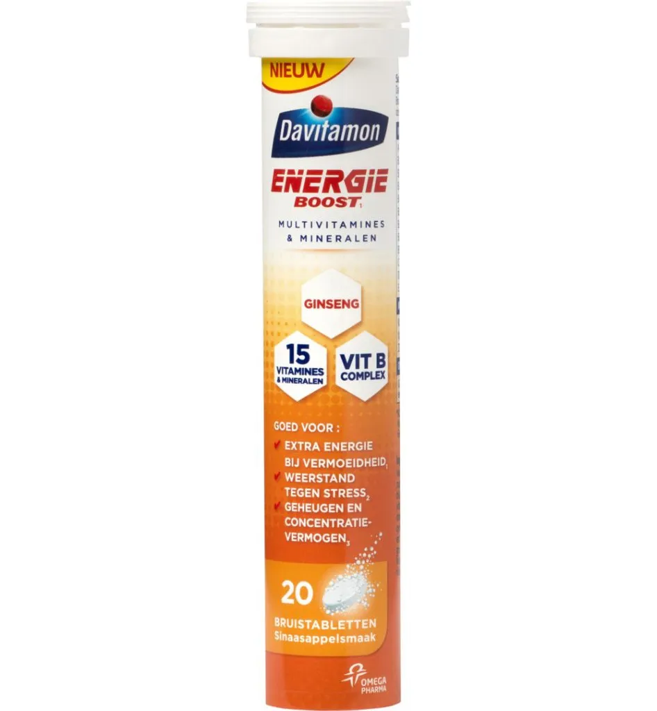 Davitamon Energie Boost Ginseng (20 stuks)
