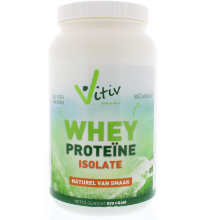 Vitiv Whey proteine isolaat (500 gr)