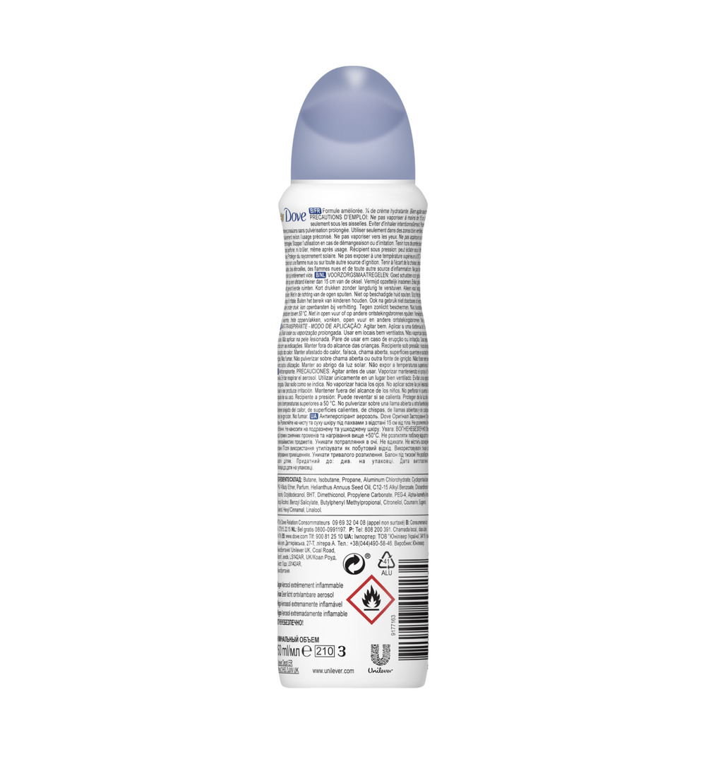 Dove Deodorant spray original (150 ml)