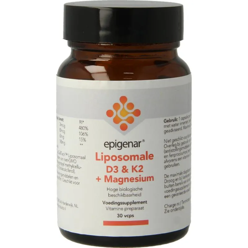 Epigenar D3 K2 & magnesium complex (30 vega capsules)
