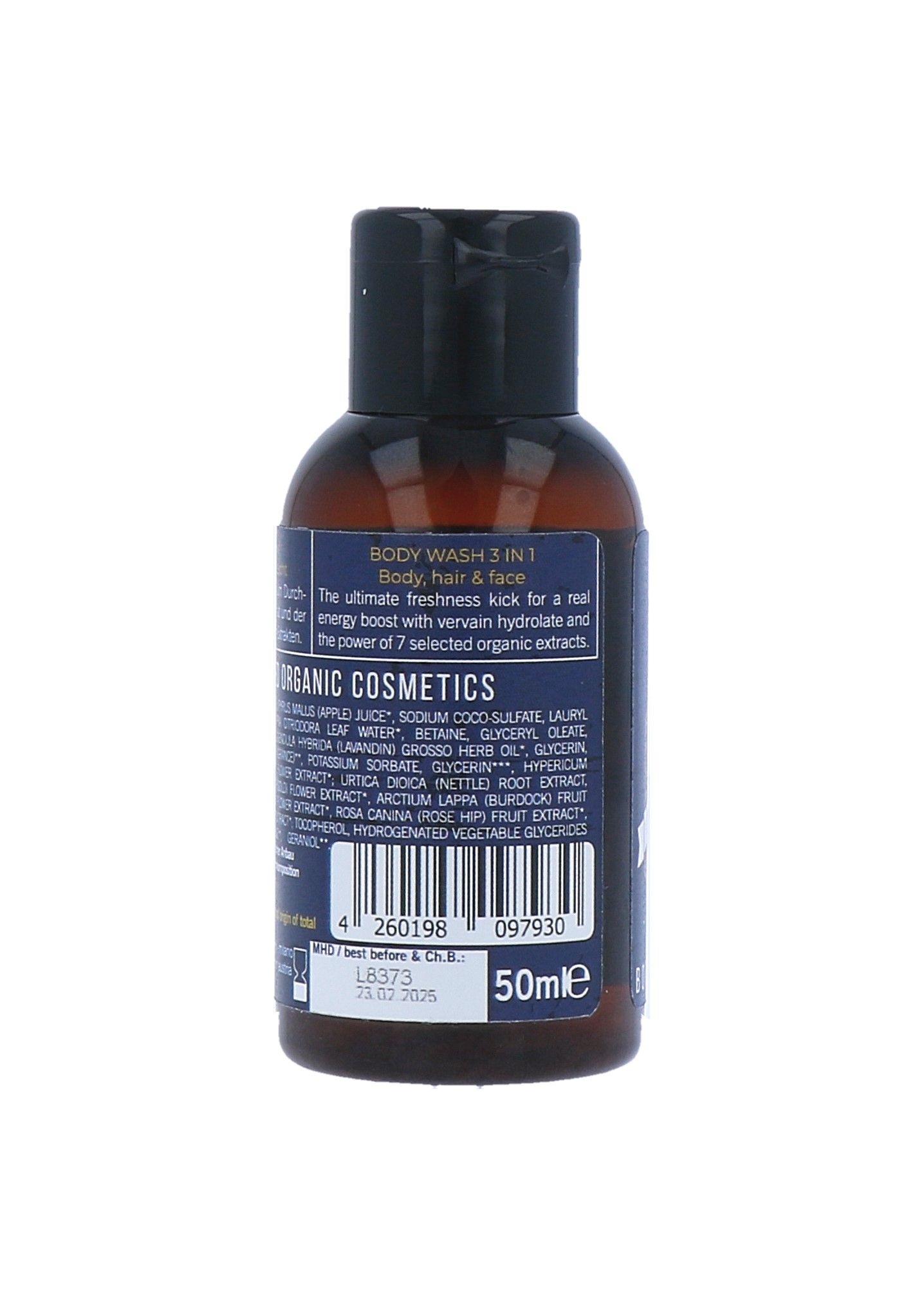 Benecos For Men Only 3-in-1 Body Wash Mini (50 ml) - image 3