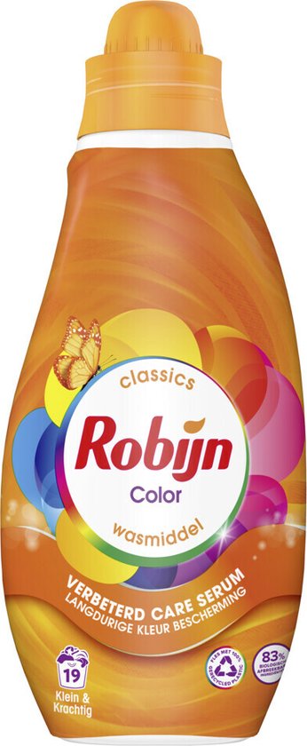 Robijn Wasmiddel Klein & Krachtig Kleur (665 ml)