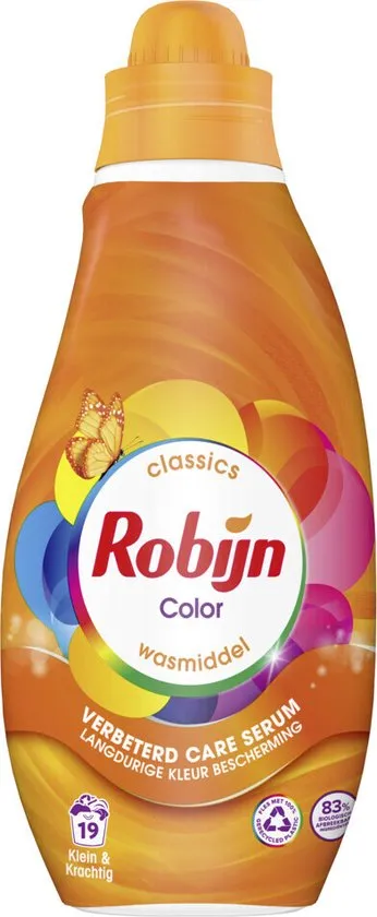 Robijn Wasmiddel Klein & Krachtig Kleur (665 ml)