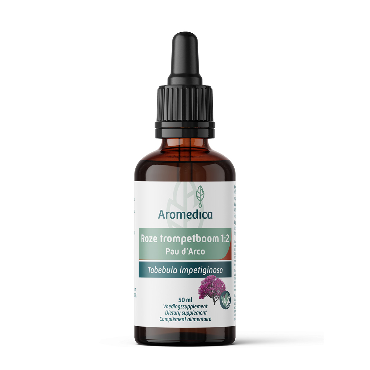 Aromedica Roze trompetboom 1:2 Pau d'Arco Tabebuia impetiginosa Bes (50 ml)